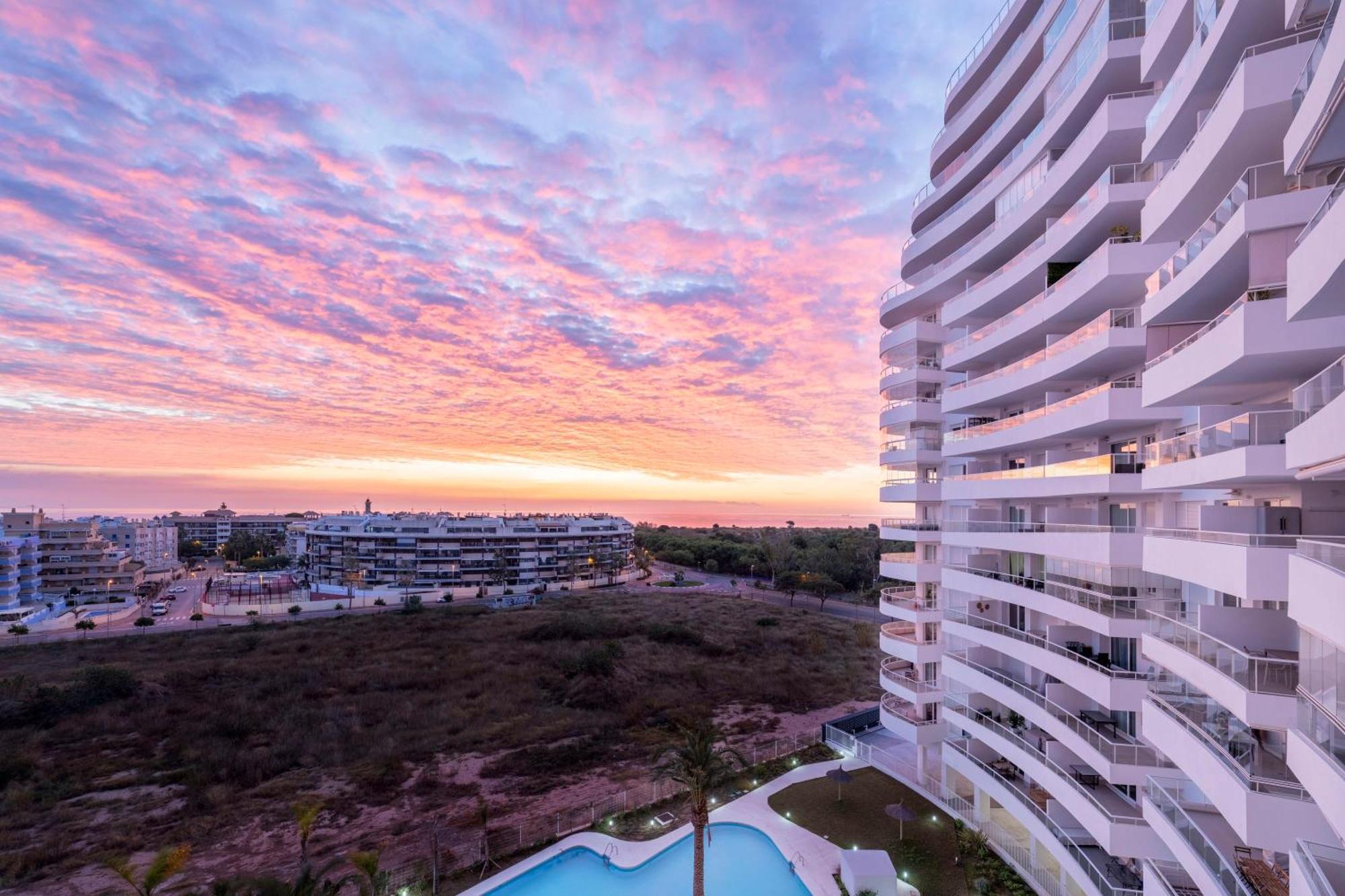 Gran Canet 2Br! Walk To Beach, Sea View, Sauna & Gym Canet d'En Berenguer Buitenkant foto